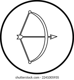 Bow and arrow. Archery icon design isolated on white background. Vector illustration.eps