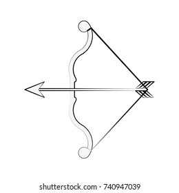 bow and arrow archery icon image 