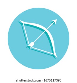 Icono de flecha y flecha. Glifo simple, vector plano de iconos web para ui y ux, sitio web o aplicación móvil