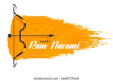 bow and arrow design for ram navami festival