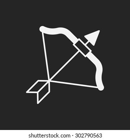 Bow and arrow icon
