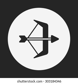Bow and arrow icon