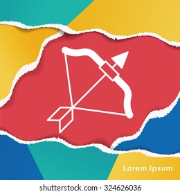 Bow and arrow icon