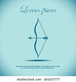 Bow and arrow icon