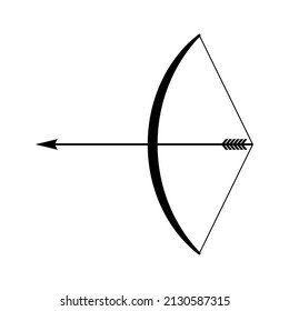Abrar con el icono de flecha. Silueta lineal de contorno negro. Vista lateral. Ilustración gráfica plana vectorial simple. Objeto aislado sobre un fondo blanco. Aislar.