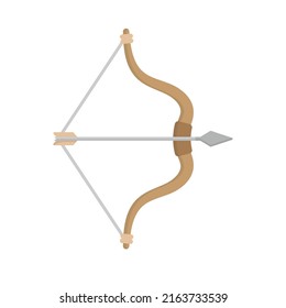 bow and arrow icon design template vector illustration