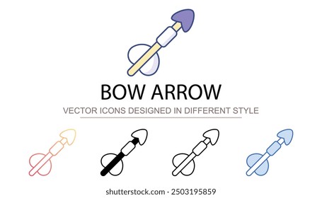 Diseño de icono de flecha con fondo blanco Ilustración de stock