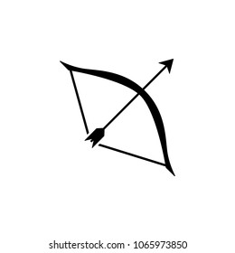 bow and arrow icon. Element of simple icon for websites, web design, mobile app, info graphics. Signs and symbols collection icon for design and development on white background