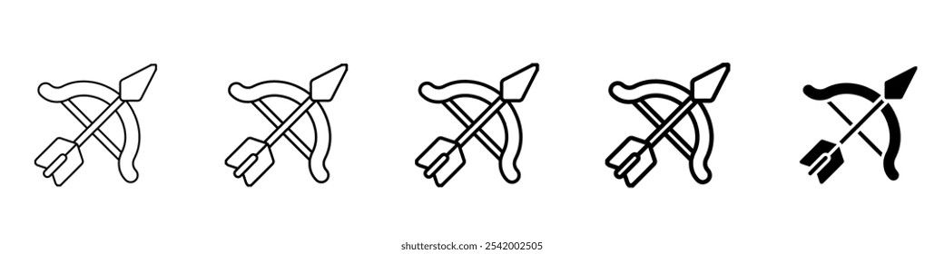 Bogen- und Pfeilsymbol