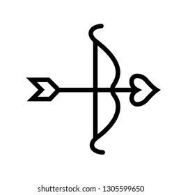 Bow and Arrow Icon Vector