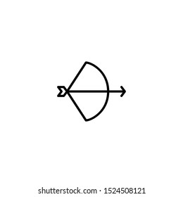 bow and arrow icon vector illustration