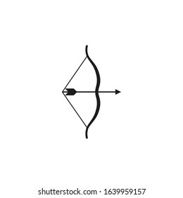 Bow and arrow icon. Vector illustration. Isolated.