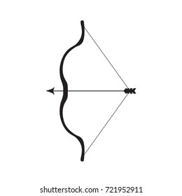 bow and arrow icon- vector illustration