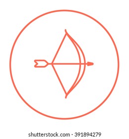 Icono de línea de flecha y reverso.