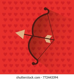 bow and arrow love romantic symbol