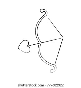 bow and arrow love romantic symbol