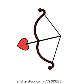 bow and arrow love romantic symbol