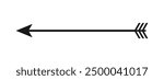 Bow arrow on white background. Vector