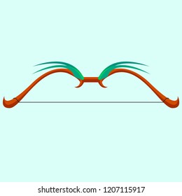 Bow & arrow vector illustrated design.