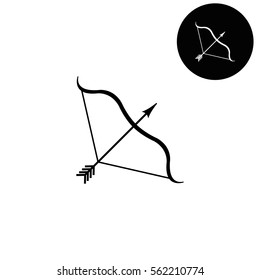 Similar Images, Stock Photos & Vectors of Bow and Arrow - black vector