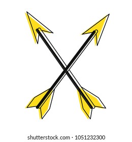 Bow arrows symbol
