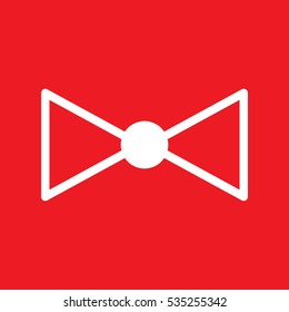 bow, butterfly, holiday, icon, vector illustration EPS 10