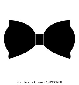 Bow butterfly icon .