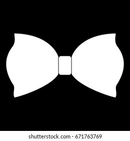Bow butterfly icon .