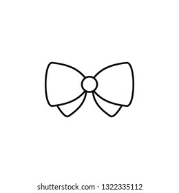 Bow butterfly icon. Simple thin line, outline vector of Saint Patrick's Day icons for UI and UX, website or mobile application