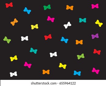 bow butterfly, icon, vector illustration eps10