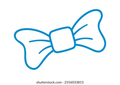 Bow cute scribble childish sketch