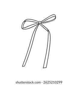 Arco dibujado en estilo doodle. Ilustración vectorial simple