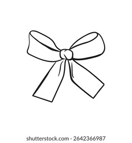 Arco dibujado en estilo doodle. Ilustración vectorial simple