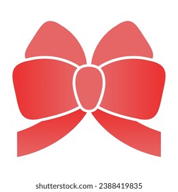 Icono plano. Iconos de color de decoración de paquetes en un estilo plano y moderno. Diseño de estilo de gradiente de nudo afilado, diseñado para web y app. Eps 10