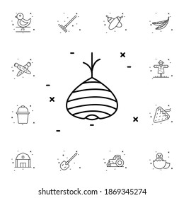 Bow flat vector icon in agriculture pack