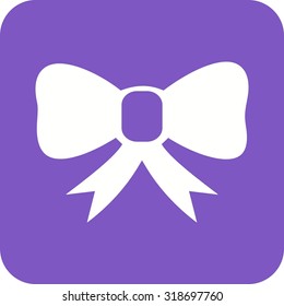 Bow, gift, red icon vector image. Can also be used for wedding. Suitable for use on web apps, mobile apps and print media.Bow, gift, red icon vector image. Can also be used for wedding. Suitable for