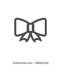 bow graphic design template vector isolated illustration