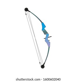 bow hunter aiming with compound bow