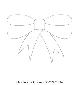icono de arco, gráficos planos, elemento de diseño, contorno negro aislado en fondo blanco, ilustración vectorial