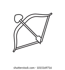 bow icon illustration isolated vector sign symbol