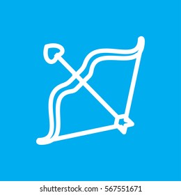 bow icon illustration isolated vector sign symbol