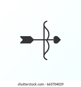 Bow icon illustration isolated vector sign symbol