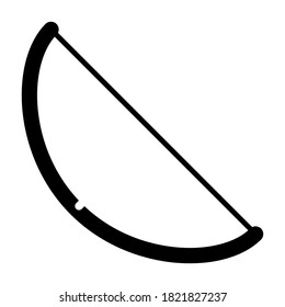 Icono de plegado aislado en un fondo blanco.