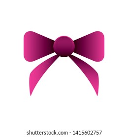 bow icon, logo design template