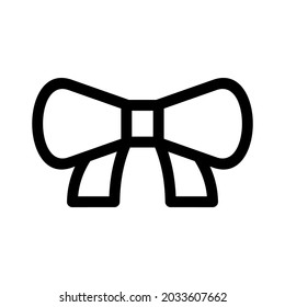 bow icon or logo isolated sign symbol vector illustration - high quality black style vector icons
