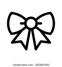 bow icon or logo isolated sign symbol vector illustration - high quality black style vector icons
