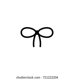bow icon on white background