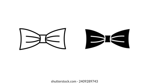Bow-Symbol-Set. Vektorgrafik