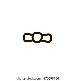 bow icon. sign design