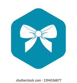Bow icon. Simple illustration of bow vector icon for web